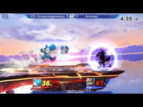 Smash Lab 81 Losers Quarters Anomaly (Fox) vs. V3 | SmashedGameboy (Yoshi)