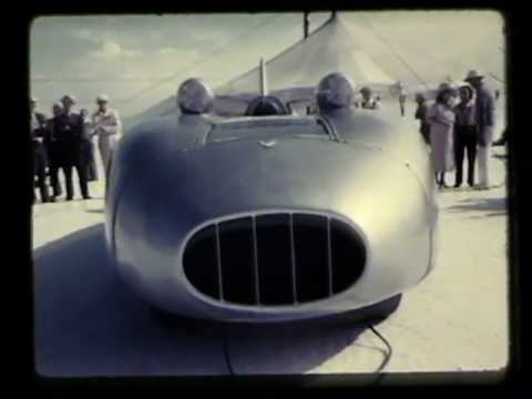 John Cobb and E.T. Eyston  Racing at the Salt Flats