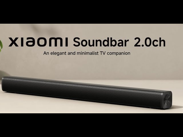 Xiaomi Soundbar 2.0ch now available as new 2 channel soundbar audio solution with Bluetooth 5.3