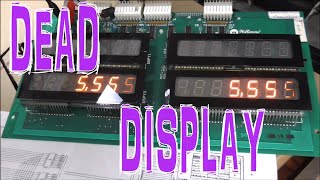 This Display Is REALLY Screwed Up!  - 1987 Williams F-14 Tomcat Pinball Machine Repair 5