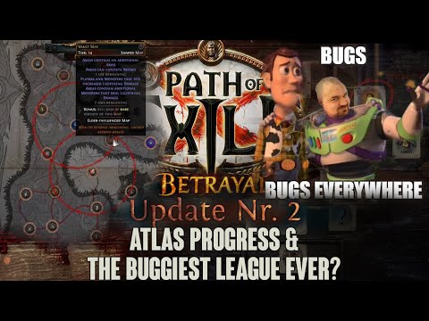 [Path of Exile] 3.5 Betrayal HC - Update 2 - Atlas Progress & The BUGGIEST LEAGUE EVER?
