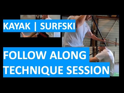Kayak Technique full follow along technique drill session for Paddling | Kayak | Surf Ski