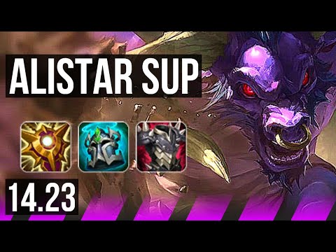 ALISTAR & Ashe vs TAHM KENCH & Ezreal (SUP) | KR Diamond | 14.23
