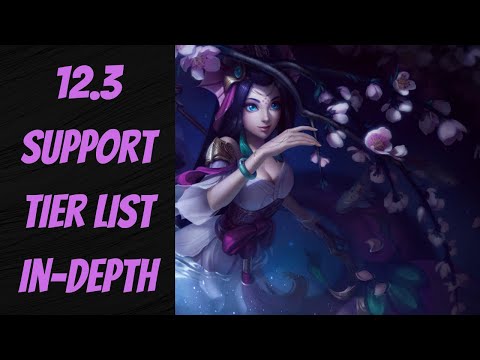 NEW 12.3 Support Tier List In-Depth -- Season 12 -- League of Legends