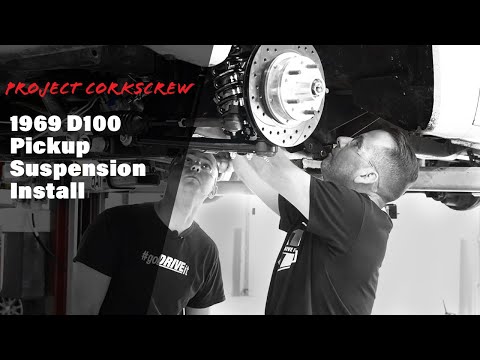 Project Corkscrew: The Front Installation on QA1’s 1969 Dodge D100 Sweptline