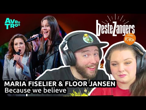 WE'RE SPEECHLESS! | Maria Fiselier & Floor Jansen - Because we believe | Beste Zangers | REACTION