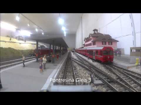 Cab Ride Modellbahn Tirano - St. Moritz