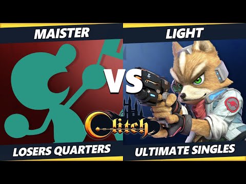 Glitch Konami Code Losers Quarters - Maister (Game & Watch) Vs. Light (Fox) Smash Ultimate