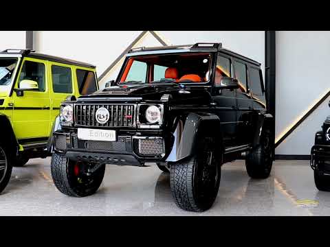 Mercedes G500 4×4² brabus review | wild G wagon from brabus