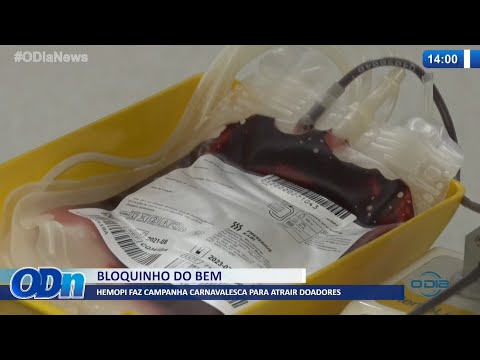 Hemopi faz campanha carnavalesca para atrair doadores 21 02 2022
