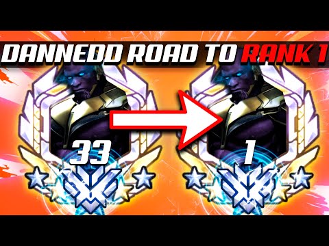 Dannedd Rank 33 Doomfist Main - Overwatch Season 32 Top 500
