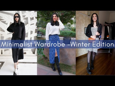 How to re-Wear Summer Dresses and Skirts in Winters | Minimalist Wardrobe Part 6