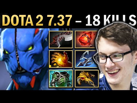 Nightstalker Gameplay Miracle with Harpoon and 18 Kills - Dota 2 Kez