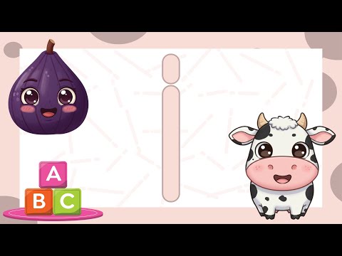 İ Harfini Öğreniyorum - İ harfi yazılışı - İ sesi öğretimi