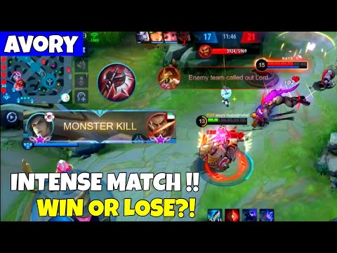 INTENSE MATCH! WIN OR LOSE? - Avory | MLBB
