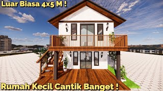 Rumah 2 Lantai 4x5 M Semanis Ini Mantap Banget Untuk Rumah Singgah Nih Guys