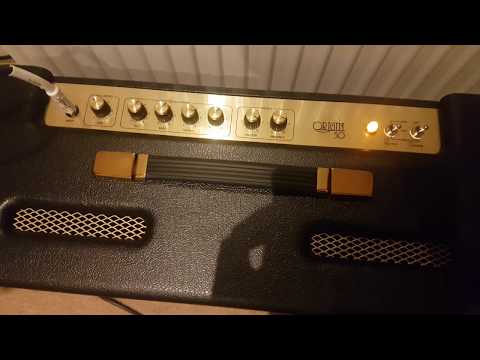 Marshall Origin 50c - Quick Demo on 50W with the Master Cranked