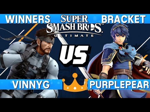 Smash Ultimate Tournament Set - VinnyG (Snake) vs PurplePear (Marth) - Overlords of Orlando