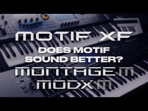 Does MOTIF XF sound better than MONTAGE M and MODX M? Yamaha analog audio comparison part 1/3
