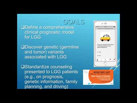 WEBINAR: Update on the International Low Grade Glioma Registry 1