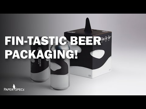 PaperSpecs.com | Paper Inspiration #417 – Killer Whale Pod Pack Beer Labels & Packaging