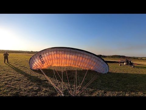 Voo 179 de Paramotor IKE Costa - Decolagem sofrida