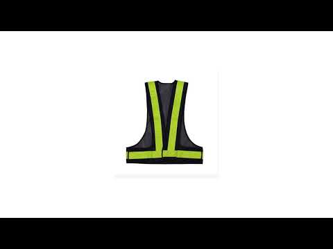 Without Sleeves Net Safety Jacket 3 Side Opening X