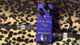 Video thumbnail for One Control BALTIC BLUE FUZZ designed by BJF demo with Tele by gearmanndude