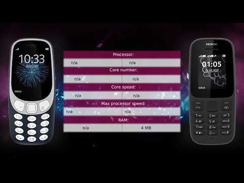 Nokia 3310 vs Nokia 105 2017 - Phone comparison