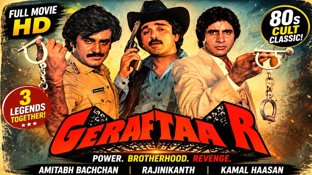 Geraftaar Full Movie HD | Amitabh Bachchan, Rajinikanth & Kamal Haasan |  Blockbuster Movie
