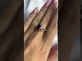 Серебряное кольцо с сапфиром 1.725ct