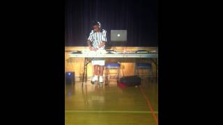 John Russell  AKA" D.J. It's Official" Parker Junior High Talent Show 2015