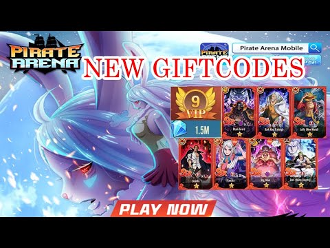 Pirate Arena Mobile New Giftcodes April - One Piece Game Free VIP9 & Free SSR Android iOS