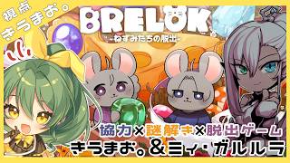 僕らはいつもﾌﾌﾝﾌﾝﾌﾝ♪協力して脱出！【BRELOK -ねずみたちの脱出- 実況プレイ】きうまお。視点　※ネタバレあり