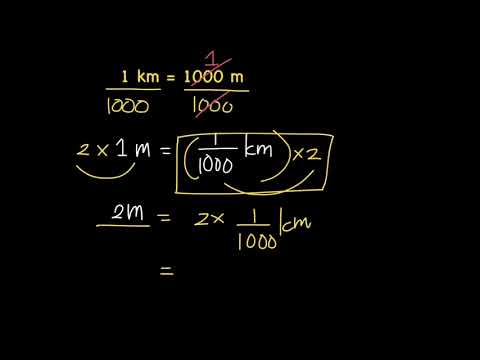 Conversion of Units: Meters To Kilometers And Kilometers To Meters