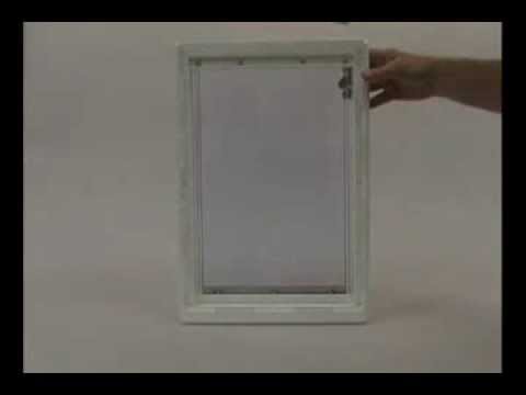 Ideal Pet Designer Series Plastic Pet Door - Medium Video