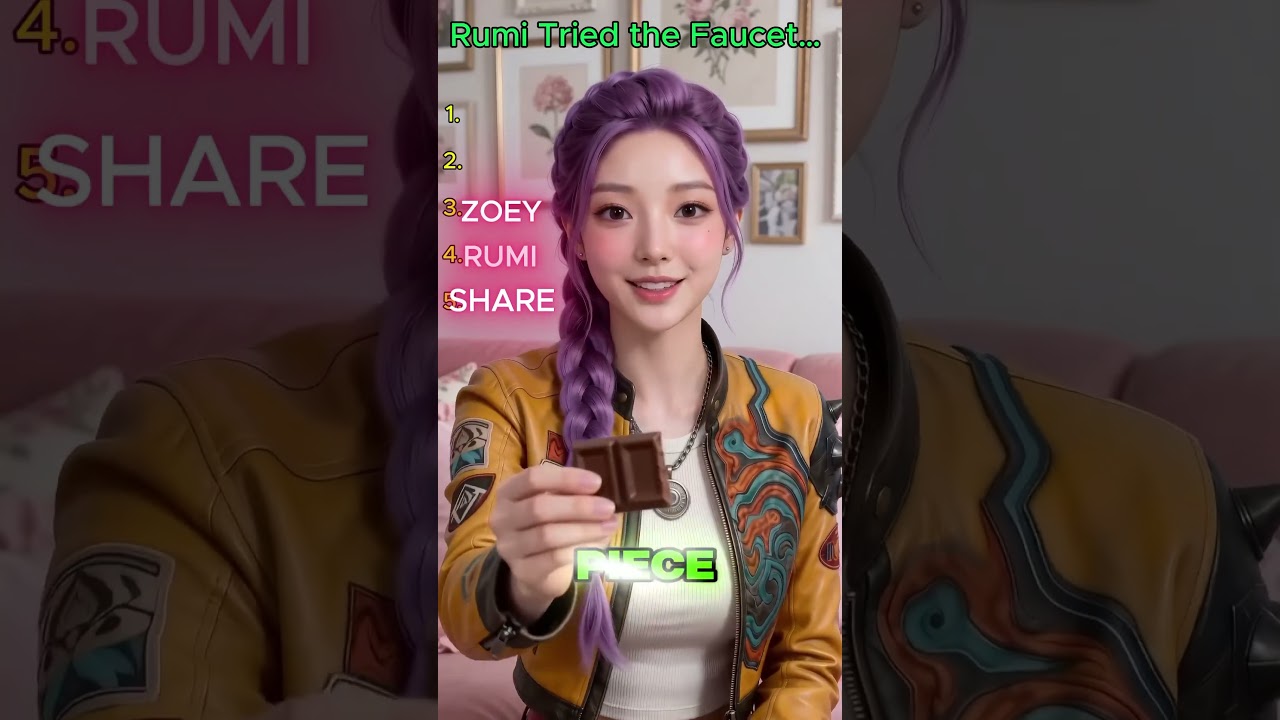 Rumi Shared Her Chocolate… Then THIS Happened 🎂🎉