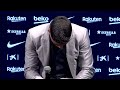 Luis Suarez Says Goodbye To Barcelona In Emotional Press Conference