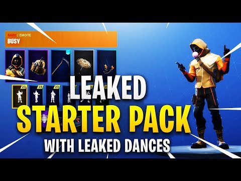 best fortnite dances ever - new starter pack skin showcase with leaked fortnite dances and  new starter pack skin showcase with leaked fortnite dances and - best fortnite dances ever