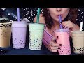 ASMR: BUBBLE TEA  -  Drink com bolinhas macias que estouram!