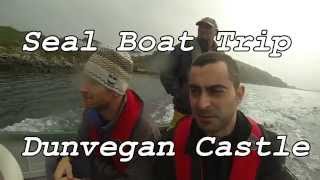 preview picture of video 'Seal Boat Trip. Dunvegan Castle,Skye Islands - Scotland.'