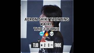 Download lagu AERON SHIKI TAUNTING SETELAH MENANG 2-0 DARI ONIC🔥💀 #mpl #mplindonesia #onic #kairi #tlid mp3