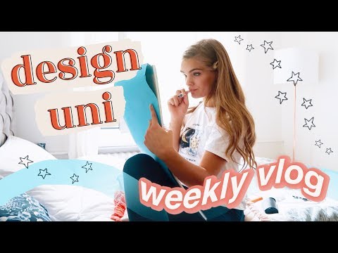 Meine Design Uni Projekte im 4. Semester - Weekly Vlog #14 // I'mJette