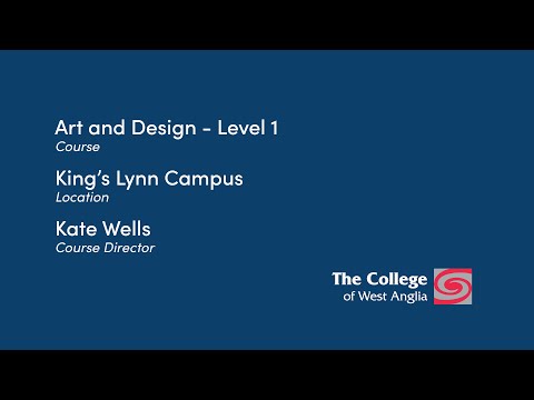 CWA: Art and Design Level 1