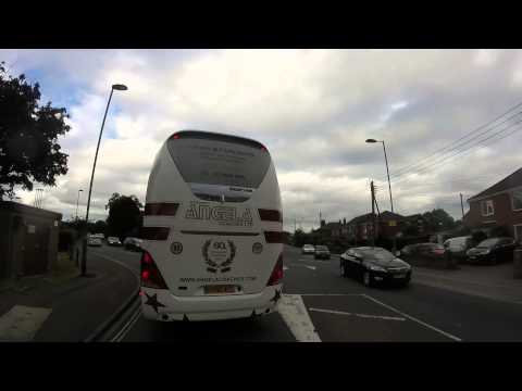 R900ACL - Angela Coaches, MGIF sqeezes me to kerb.