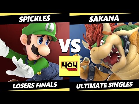 4o4 Weekly 29 LOSERS FINALS - Spickles (Luigi) Vs. Sakana (Bowser) Smash Ultimate - SSBU