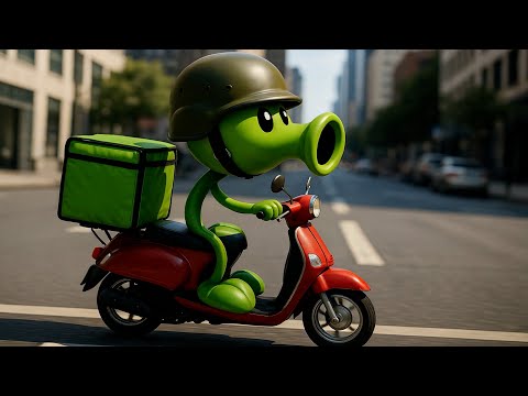 Plants vs Zombies - Peashooter Rider