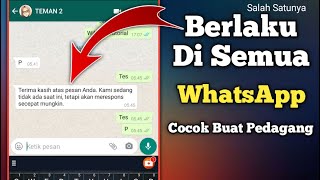Download lagu 2 CARA MEMBUAT PESAN OTOMATIS DI WHATSAPP - TERBARU 2020🔥 mp3