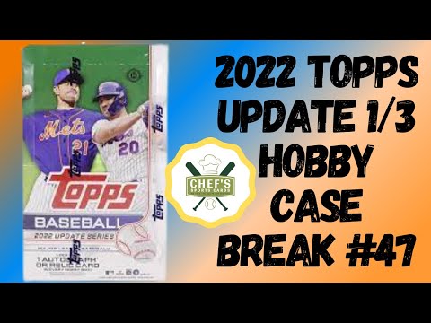 2022 TOPPS UPDATE 1/3 HOBBY CASE BREAK #47 - LIVE 11/6/2022