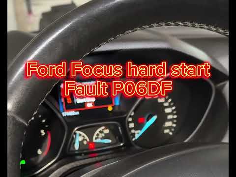 Ford Focus P06DF, glow plug control module 1 memory checksum error(glow plug relay, module location)